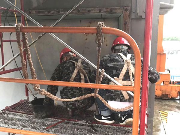 閘門水封更換、改造施工